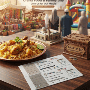 Chicken Briani Ticket – Musjid Saad Ibn Muaaz Fundraiser